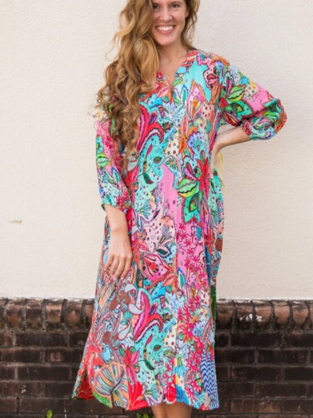 NWT Aratta Silent Journey  Ashley Floral Boho Dress / Duster – O/S- MSRP $198